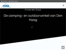 Tablet Screenshot of hunaoutdoor.nl